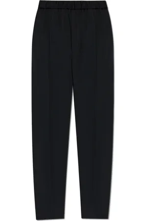 Jil Sander Bukser, Herre, Sort, XL, Uld, Uldbukser