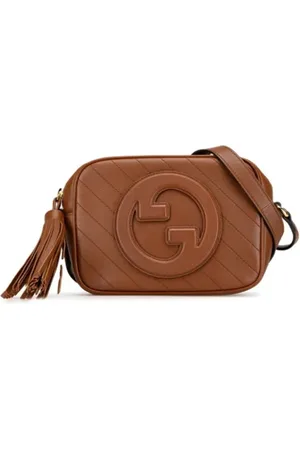Gucci Pre-owned, Dame, Brun, ONE SIZE, Uld, Pre-owned Laeder gucci-tasker