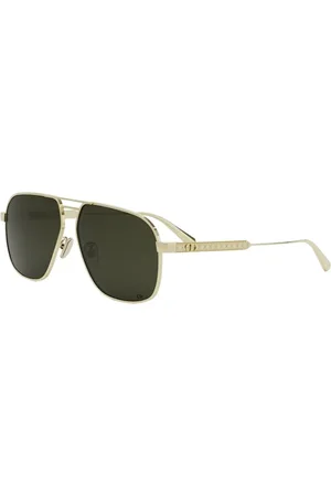 Dior Tilbehør, Herre, Gul, 58 MM, Uld, Stilfulde Cd40184U solbriller