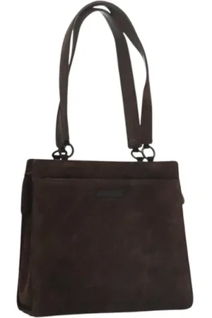 CHANEL Pre-owned, Dame, Brun, ONE SIZE, Uld, Pre-owned Ruskind chanel-tasker