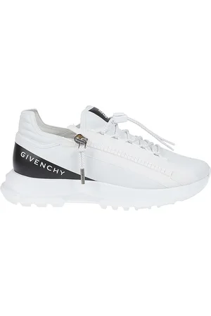 Givenchy Sko, Herre, Hvid, 43 EU, Uld, Hvide Zip Runners Sneakers