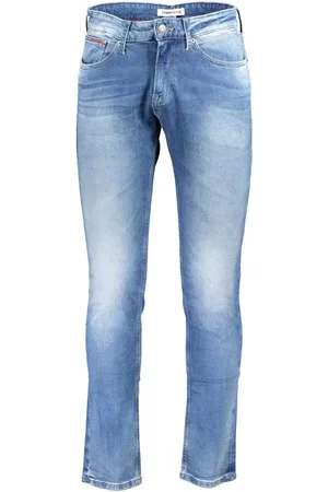 Tommy Hilfiger Jeans, Herre, Blå, W28 L32, Bomuld, Blå Slim Scanton Herre Jeans
