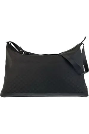 Gucci Pre-owned, Dame, Sort, ONE SIZE, Uld, Pre-owned Canvas gucci-tasker
