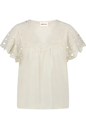 Fabienne Chapot Bluser & Skjorter, Dame, Hvid, 2XL, Kristin Top