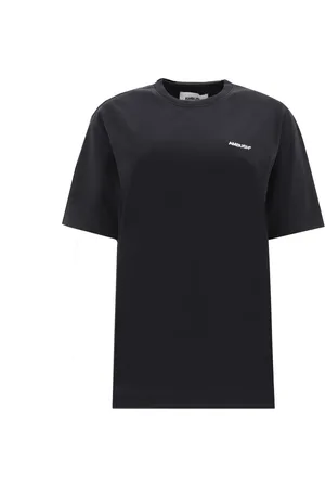 AMBUSH Top, Dame, Sort, M, Bomuld, Sort Bomuld Logo T-Shirt