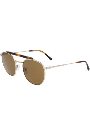 Lacoste Tilbehør, Herre, Gul, 53 MM, Uld, Autentiske Stilfulde Briller af Premium Kvalitet