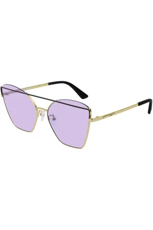 Alexander McQueen Tilbehør, Dame, Lilla, 57 MM, Indeterminat Ramme Solbriller Mq0163S