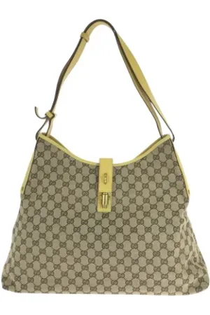 Gucci Pre-owned, Dame, , ONE SIZE, Uld, Pre-owned Canvas gucci-tasker