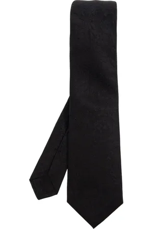 VERSACE Tilbehør, Herre, Sort, ONE SIZE, Silkeslips med 
