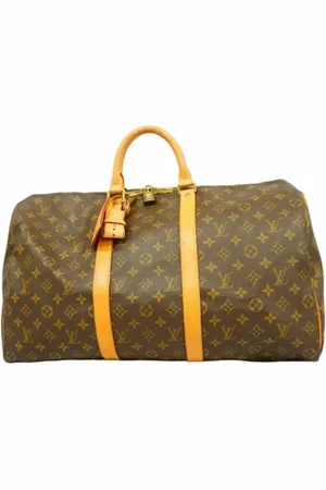 LOUIS VUITTON Pre-owned, Dame, Brun, ONE SIZE, Tyl, Pre-owned canvas tasker