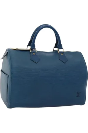 LOUIS VUITTON Pre-owned, Dame, Blå, ONE SIZE, Tyl, Pre-owned Laeder hndtasker