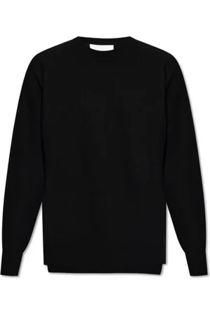 Jil Sander Strik, Herre, Sort, L, Uld, Uld sweater
