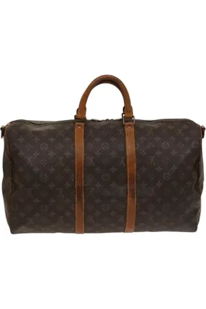LOUIS VUITTON Pre-owned, Dame, Brun, ONE SIZE, Uld, Pre-owned canvas tasker