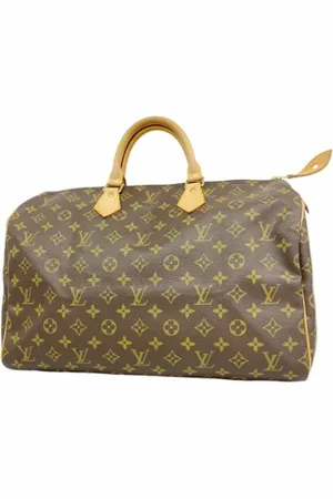 LOUIS VUITTON Pre-owned, Dame, Brun, ONE SIZE, Tyl, Pre-owned canvas tasker