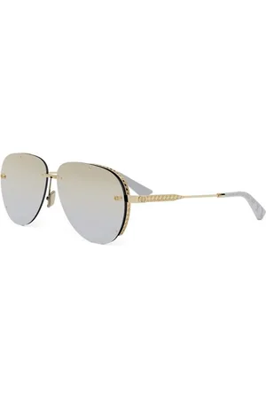 Dior Tilbehør, unisex, Gul, 61 MM, Ægte Briller med Topkvalitet