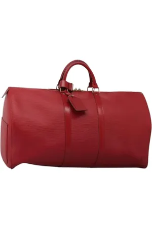 LOUIS VUITTON Pre-owned, Dame, Rød, ONE SIZE, Tyl, Pre-owned Laeder louis-vuitton-tasker