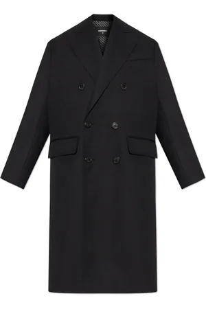 Dsquared2 Frakke, Herre, Sort, S, Uld, Uldfrakke