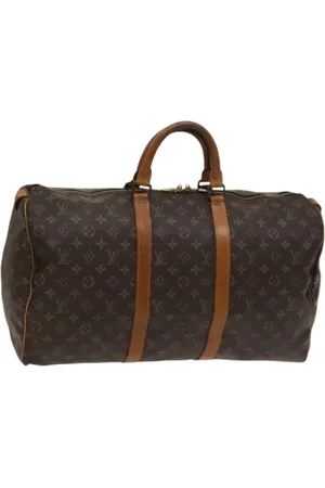 LOUIS VUITTON Pre-owned, Dame, Brun, ONE SIZE, Tyl, Pre-owned canvas tasker