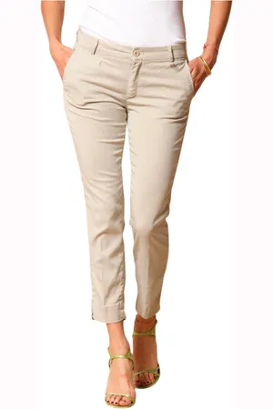 Masons Bukser, Dame, , XS, Slim Fit Chino Capri Bukser