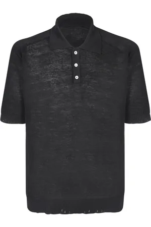 Atomofactory Top, Herre, Sort, M, Bomuld, Sort T-shirt Polo Moderne Stil