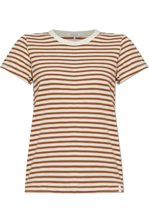 RAG&BONE Top, Dame, , XS, Bomuld, Stribet mønster T-shirt