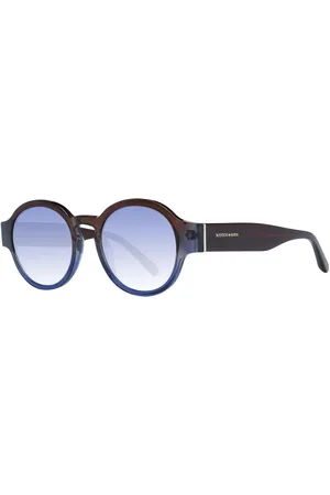 Scotch&Soda Tilbehør, Herre, Blå, ONE SIZE, Uld, Brun Herre Solbriller Rund Gradient