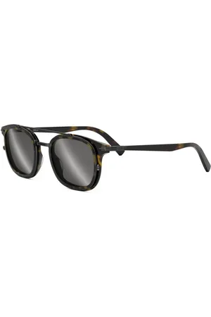 Dior Tilbehør, unisex, Brun, 49 MM, Uld, Stilfulde sorte jakkesætbriller