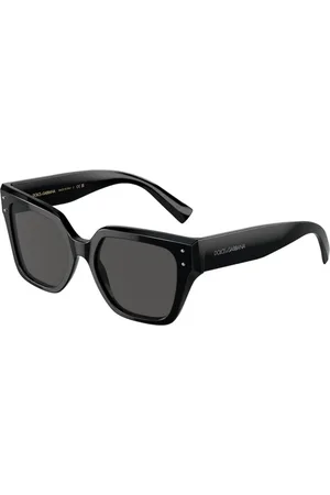 Dolce & Gabbana Tilbehør, Dame, Sort, 52 MM, Uld, Autentiske Stilfulde Solbriller af Premium Kvalitet