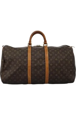 LOUIS VUITTON Pre-owned, Dame, Brun, ONE SIZE, Tyl, Pre-owned canvas tasker