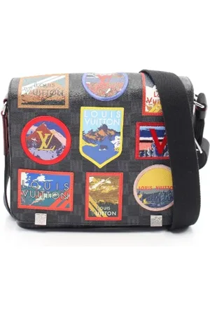 LOUIS VUITTON Pre-owned, Herre, Sort, ONE SIZE, Uld, Pre-owned Stof crossbody-tasker