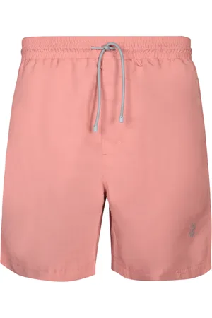 Brunello Cucinelli Badetøj, Herre, Lyserød, L, Nylon, Svømmebukser Letvægts Nylon Snøre
