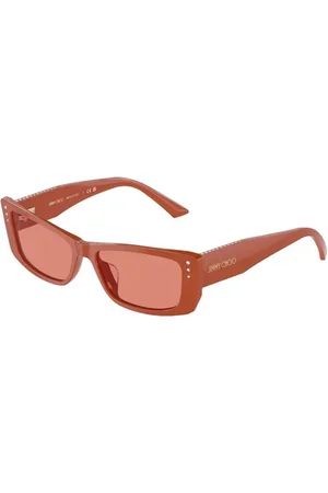 Jimmy Choo Tilbehør, Dame, Rød, 55 MM, Autentiske Premium Briller med Topkvalitet