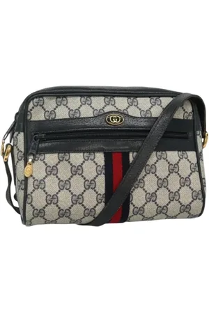 Gucci Pre-owned, Dame, Blå, ONE SIZE, Uld, Pre-owned Laeder gucci-tasker