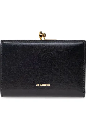 Jil Sander Tilbehør, Dame, Sort, ONE SIZE, Læder, Wallets & Cardholders
