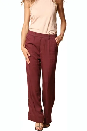 Masons Bukser, Dame, Rød, L, Bordeaux Modal Chino Jogger Bukser
