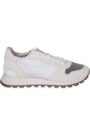 Brunello Cucinelli Sko, Dame, Hvid, 36 EU, Uld, Hvide Sneakers til Kvinder