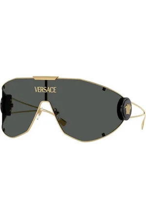 VERSACE Tilbehør, Herre, Gul, 42 MM, Autentiske Briller med Topkvalitet