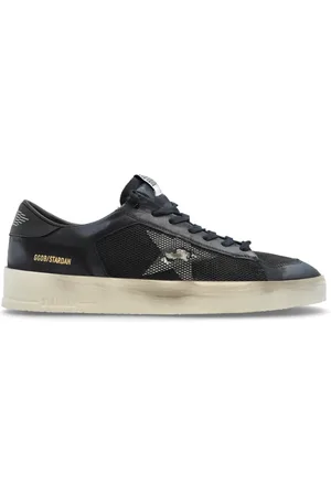Golden Goose Sko, Herre, Blå, 44 EU, Læder, Sportsko Stardan Under Net Star