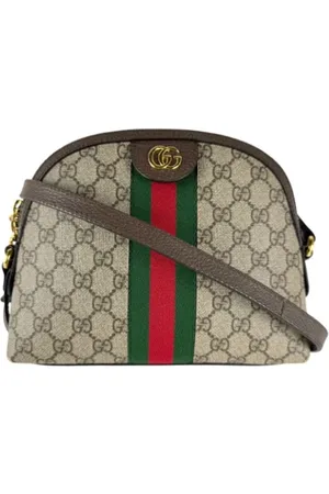 Gucci Pre-owned, Dame, Brun, ONE SIZE, Uld, Pre-owned Laeder gucci-tasker