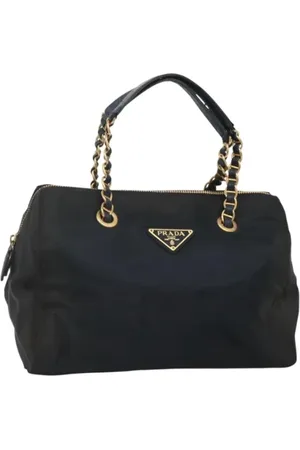 Prada Pre-owned, Dame, Blå, ONE SIZE, Nylon, Pre-owned nylon hndtasker