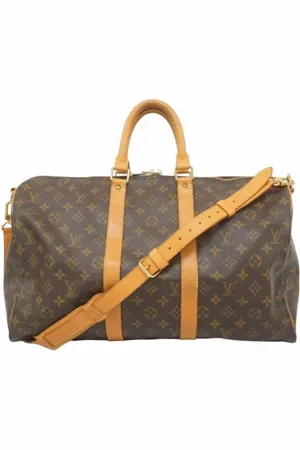 LOUIS VUITTON Pre-owned, unisex, Brun, ONE SIZE, Uld, Pre-owned canvas tasker