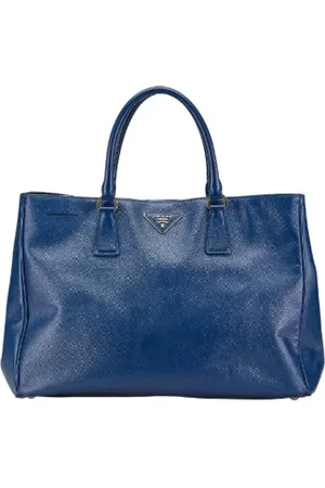 Prada Pre-owned, Dame, Blå, ONE SIZE, Tyl, Pre-owned Laeder totes