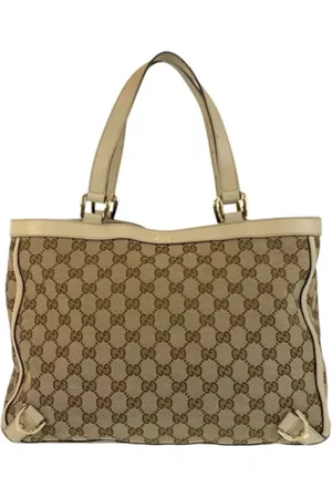 Gucci Pre-owned, Dame, , ONE SIZE, Uld, Pre-owned Canvas gucci-tasker