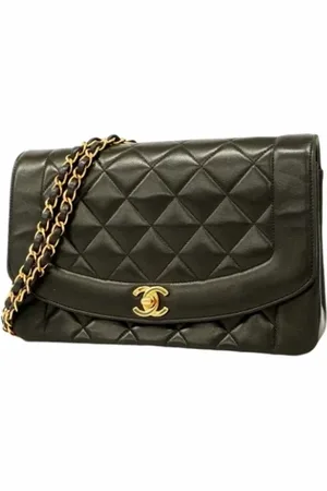 CHANEL Pre-owned, Dame, Sort, ONE SIZE, Uld, Pre-owned Laeder chanel-tasker