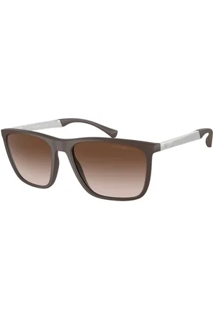 Emporio Armani Tilbehør, Herre, Brun, 59 MM, Ægte Briller med Topkvalitet