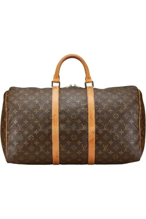 LOUIS VUITTON Pre-owned, unisex, Brun, ONE SIZE, Tyl, Pre-owned Canvas rejsetasker
