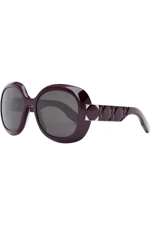 Dior Tilbehør, Dame, Rød, 58 MM, Uld, Autentiske Stilfulde Briller med Topkvalitet