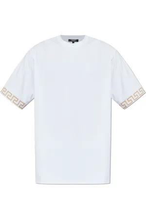 VERSACE Top, Herre, Hvid, S, Strand T-shirt