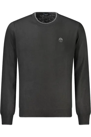North Sails Strik, Herre, Sort, L, Uld, Sort uld herre sweater