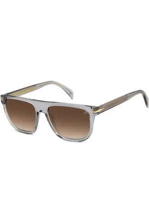 DB EYEWEAR BY DAVID BECKHAM Tilbehør, Herre, Grå, 56 MM, Autentiske solbriller af topkvalitet